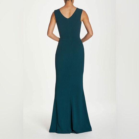 Dress The Population Sandra Gown in Pine - Picture 3 of 11